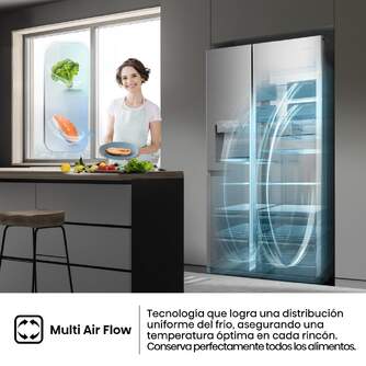 FRI. HISENSE RS818N4TIC1 180x91x72 NF DISP INOX