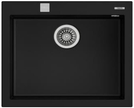 Fregadero Teka Forsquare 50.40TG 115230005 - 50x50, Negro