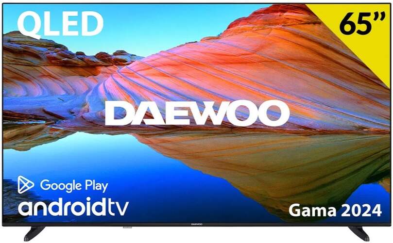 TV Daewoo 65" 65DM73QA - Ultra HD, QLED, AndroidTV