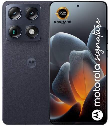Motorola Signature 16/512 GB Gris - 6,8", Ultrafino, Dolby Vision, Snapdragon8 Gen5, 5200 mAh