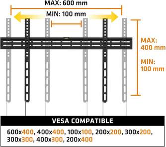 SOPORTE TV ENGEL AC0570E 32%%%quot;-55%%%quot; (VESA 600X400)