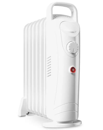 Radiador Aceite Compacto Artica ARAM800 - 800 W, Termostato, Luz indicadora