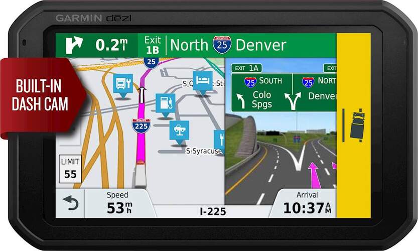 GPS camión Garmin Delz 785 LMT-D - 7", Con mapas, Wi-Fi,  Smartphone Link, Rutas, Cámara integrada