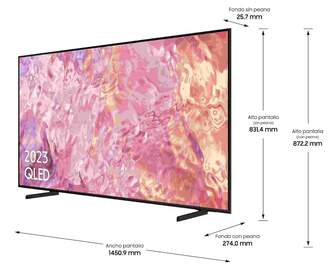 TV SAMSUNG 65%%%quot; TQ65Q60C QLED UHD SMART TV HDR10 