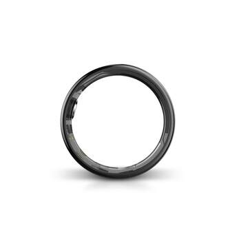 SMARTRING KSIX SATURN NEGRO XS TALLA 8 18,1 mm