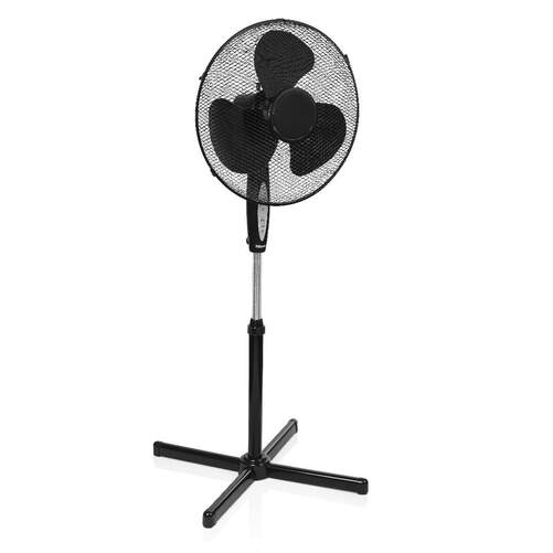 Ventilador de pie Tristar VE-5899 - 45W, 40cm, 3 Velocidades, Oscilante, Mando a distancia, Negro