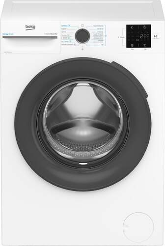 Lavadora Beko VBM3WFT39413WA - 9 kg, 1400 rpm, EnergySpin, Clase A, Display, Blanco