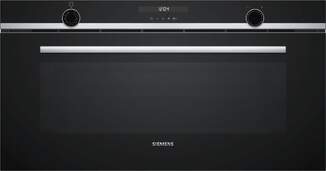Horno Siemens VB558C0S0 - A+, 90cm, 85L, 10 Funciones, Rail varioClip, LightControl, Negro