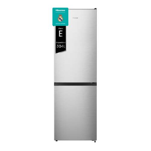 Frigorífico Combi Hisense RB390N4ACE - Clase E, 186x60 cm, 304 L, NoFrost Multi-Air Flow, Inox