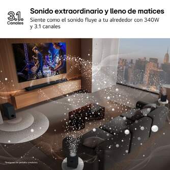 BARRASONIDO LG S60T 3.1 340W DOLBY DIGITAL DTS