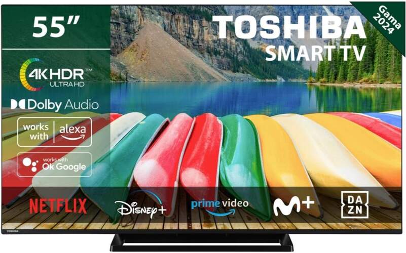 TV 55" Toshiba 55UV3363DG - 4K Ultra HD, Smart TV