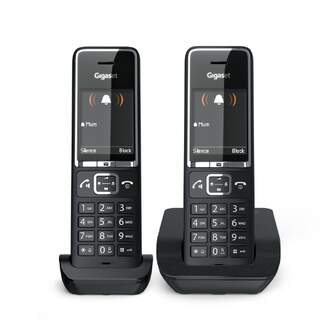 TELEFONO DECT GIGASET COMFORT 550 DUO NEGRO