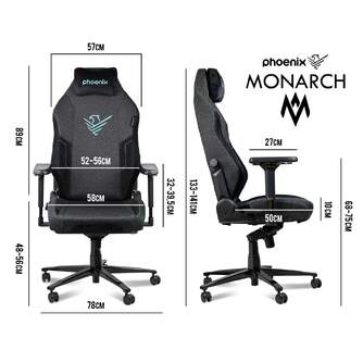 SILLA GAMING PHOENIX MONARCH ALTA CALIDAD TALLA XL