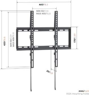 SOPORTE TV VOGEL%%%#39;S UP4003 FIJO 32%%%quot;-65%%%quot;