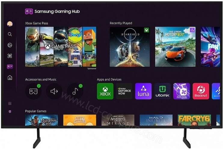 TV Samsung 75" TU75DU7105 - Crystal UHD 4K, Smart TV con Bluetooth, HDR10+, 20 W