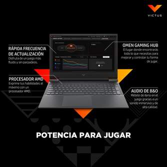 PORTATIL HP VICTUS R7/ 32GB/ SSDT512TB/ RTX 3050