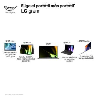 PORTATIL LG GRAM 14Z90S AP75P I7 ULTRA/16GB/512SSD