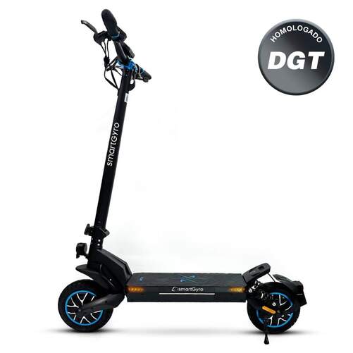 Patinete SmartGyro Crossover Dual Max - 1000W (2x500W) 48V, Ruedas All Road, Aut. 60km, Suspensión