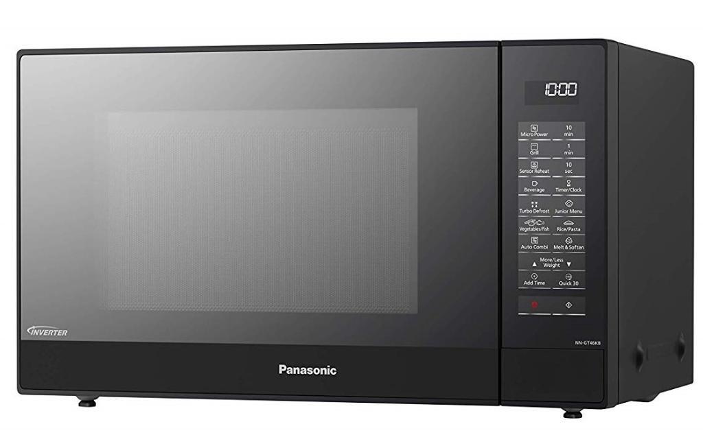 Microondas Panasonic Nngt46kbsug 1000w libre instalación inverter 31 litros grill de cuarzo nngt46kb 1000 wgrill 1100 negro nngt46k 31l 7 1100w 340mm