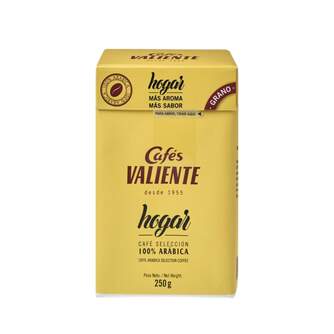 CAFE EN GRANO VALIENTE HOGAR ARABICA 100% 250G