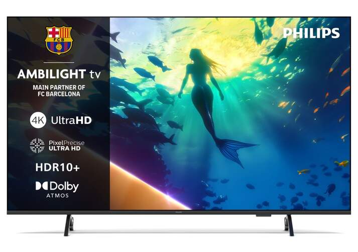 TV Philips 55" LED 55PUS8010 - 4K Ultra HD, Ambilight, Dolby Atmos, HDR10+