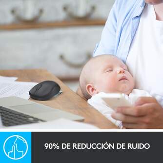 RATON OPTICO LOGITECH M220 SILENT WIRELESS NEGRO