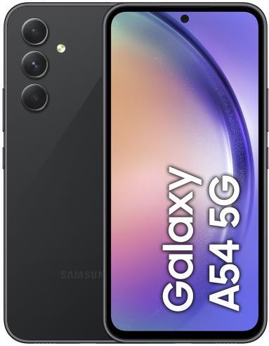 Samsung Galaxy A54 5G 8/256GB Negro - 6.4" FHD+ 120Hz, Exynos 1380, NFC, 50+12+5/32Mpx, 5000mAh 25W