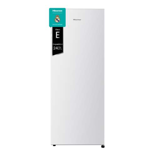 Frigorífico 1 Puerta Hisense RL313D4AWE - Clase E, 242 L, 144 x 55 x 56 cm, Cíclico, Blanco