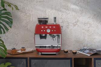 CAFET. SMEG EGF03RDEU MOLIN 20B 1650W EXPRESS ROJA