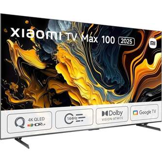 TV XIAOMI 100%%%quot; MAX 2025 UHD QLED GOOGLETV 144HZ