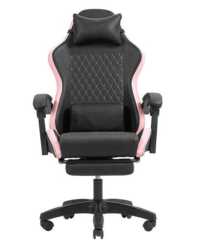 Silla Mars Gaming MGC-X Negra y rosa - Dise&ntilde;o racing, respaldo, altura y reposabrazos ajustables