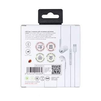 AURICULARES DCU USB TIPO C STEREO