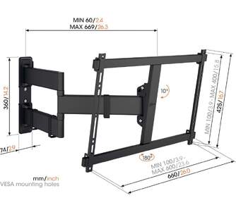 SOPORTE TV VOGEL%%%#39;S TVM 3843 FULL TURN MOUNT XL