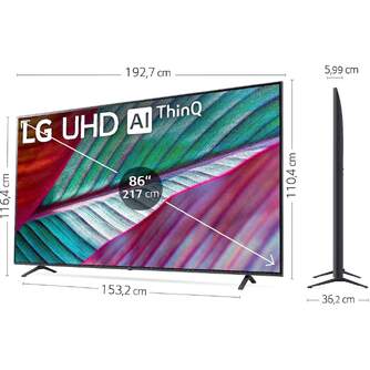 TV LG 86%%%quot; 86UR78006LB UHD STV WEB23 ALFA5 AITHINQ