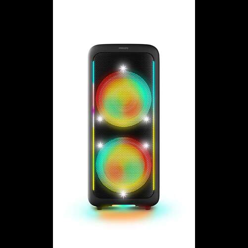 Altavoz Philips TAX5000E/10 Negro - 100 W RMS, bluetooth 5.4, 14 h autonom&iacute;a, luces RGB