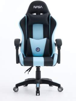 SILLA GAMING NASA SPIRIT NEGRO AZUL CLARO  