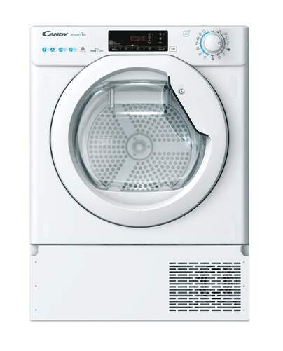 Secadora Integrable Candy BCTD H7A1TE-S - Clase A+, Bomba Calor, 15 Programas, WiFi+BLE