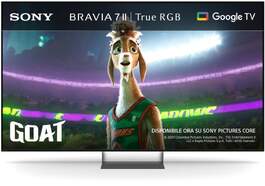 TV Sony 75" RGB MiniLED Bravia 7 II K75XR75M2PB - 4K Ultra HD, GoogleTV, Dolby Atmos 40W, HDR10