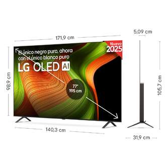 TV LG 77%%%quot; 77B56LA UHD OLED ALFA8 120HZ WEBOS25