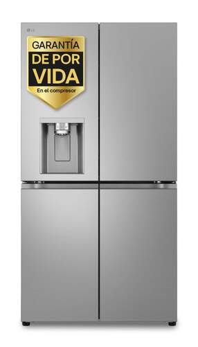 Frigor&iacute;fico Americano LG GML960PYBE - 179x91x73 cm, 4 Puertas, Dispensador, Con Toma, Inox