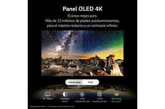 TV LG 55%%%quot; 55B36LA UHD OLED ALFA7 120FPS DOLBYATMOS