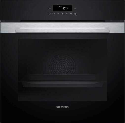 Horno Multifunción Siemens HB372AES3 - 71 litros, 10 programas, limpieza pirolítica, negro