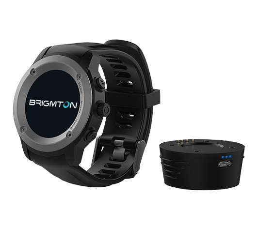 SMARTWATCH BRIGMTON BWATCH100GPS BLUETOOTH NEGRO