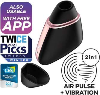 SATISFYER LOVE TRIANGLE BLACK BLUETOOTH