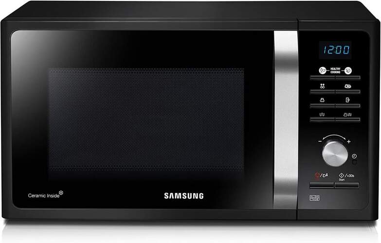 Microondas Samsung MG23F301TAK - 800W +Grill1100W, 23L, 20 Modos, 6 Potencias, Negro