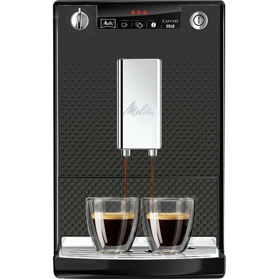Melitta Caffeo Solo inmould independiente espresso 1.2l negro cafetera deluxe e950333 3