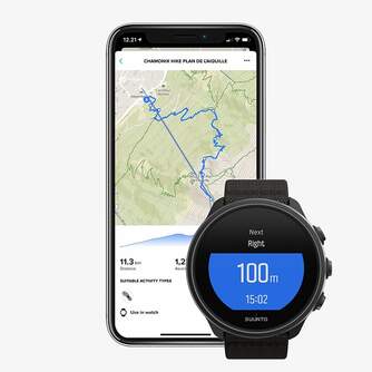 SMARTWATCH SUUNTO 9 BARO CHARCOAL BLACK TITAN 50MM