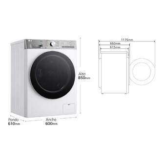 LVD. LG F4WR9513A2W 13K 1400R BCA ATD STEAM  WIFI