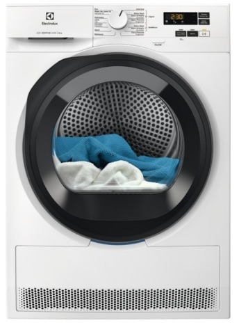 Secadora Electrolux EDI618A5BO - Bomba de calor, 8 kg, Clase A+++, Blanco