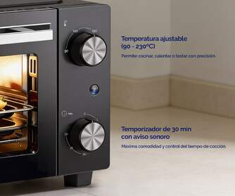 HORNO SOBREMESA ARTICA FLOWBAKE10 800W 10L